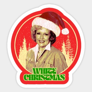 White Christmas Sticker